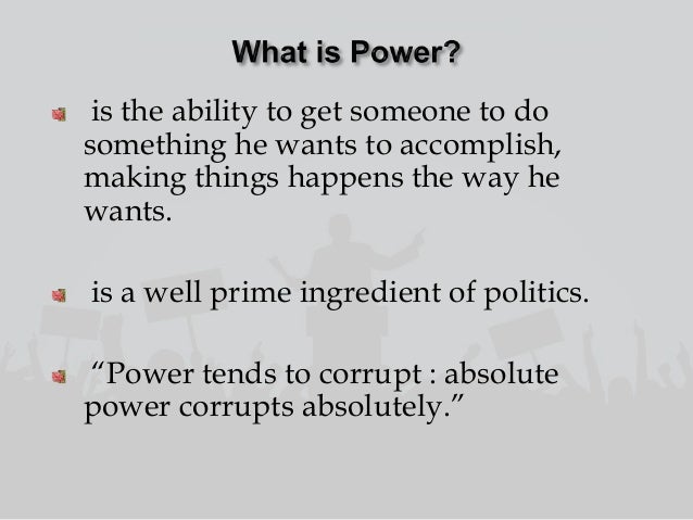 essay on concept of power