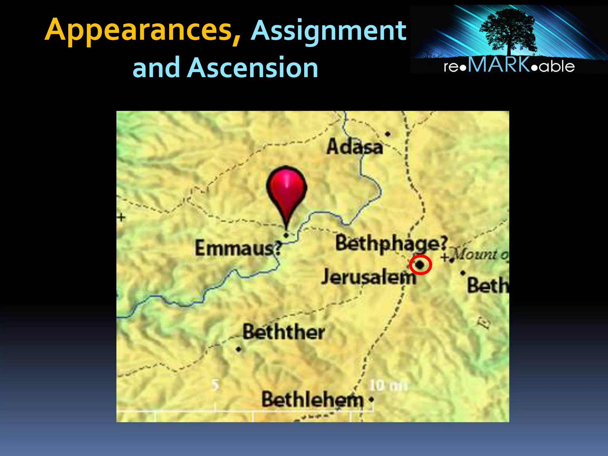 Appearances, Assignment
and Ascension
 