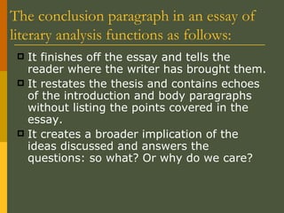 what is a conclusion paragraph