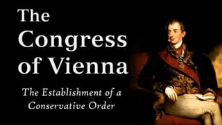 The Congress of Vienna