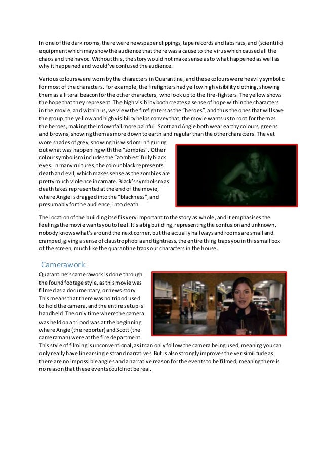 horror movie experience essay