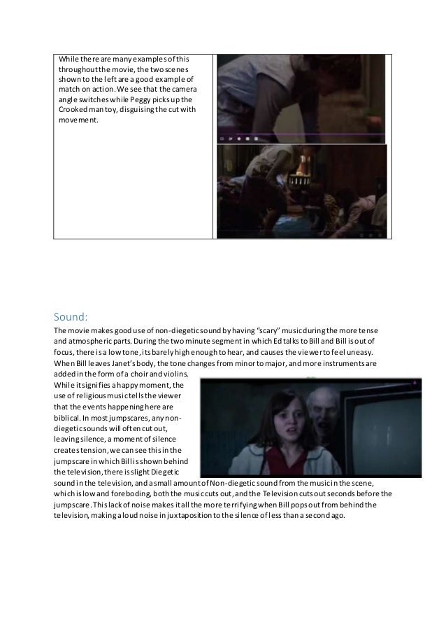 Horror movies essay
