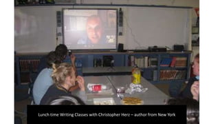 Lunch time Writing Classes with Christopher Herz – author from New York
 