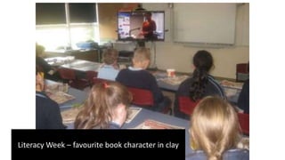 Literacy Week – favourite book character in clay
 