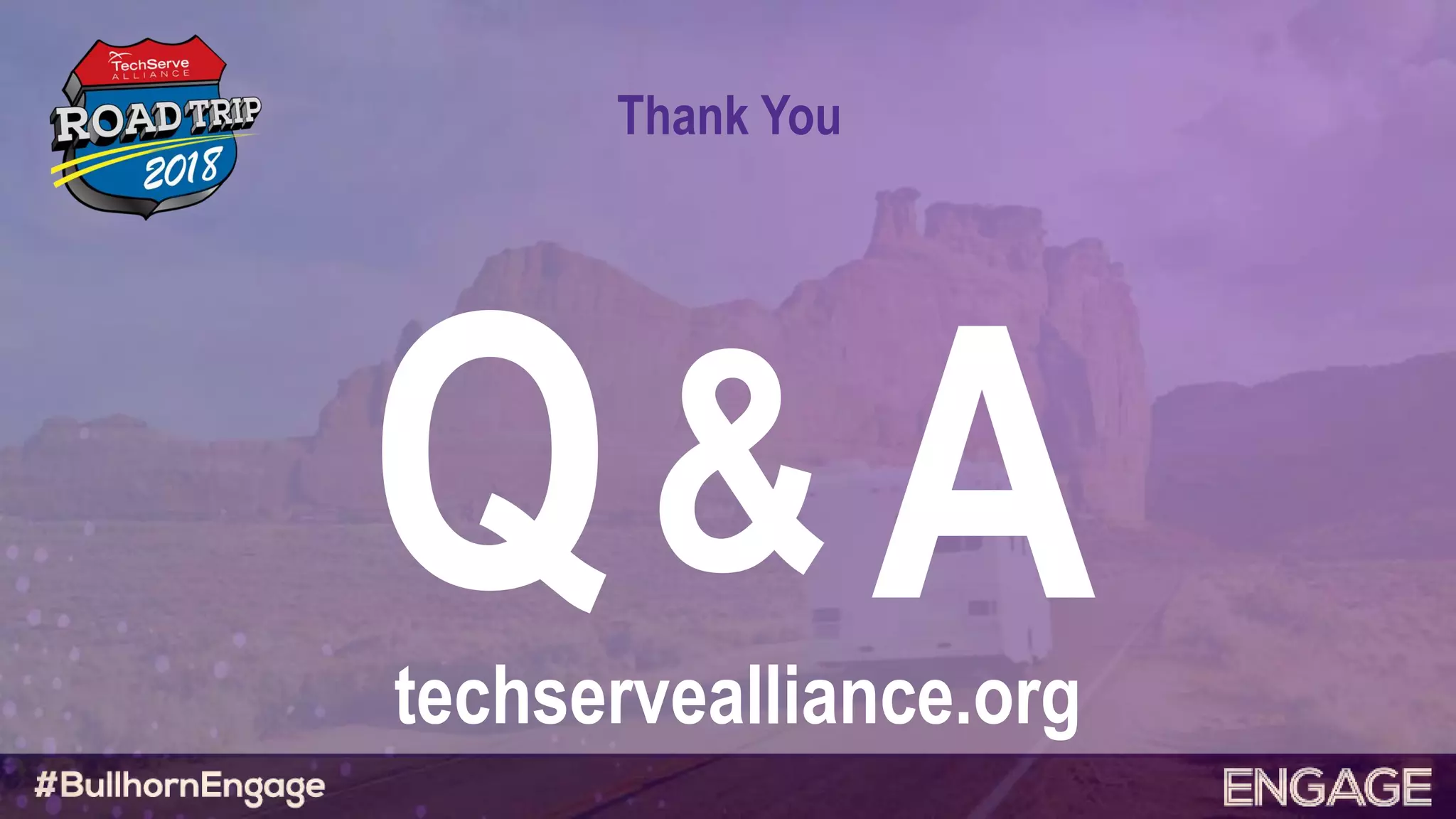 Thank You
Q&Atechservealliance.org
 