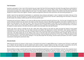 Synchronous Class Session Conexiones Methodology Explanation. Why We do What We Do | PDF