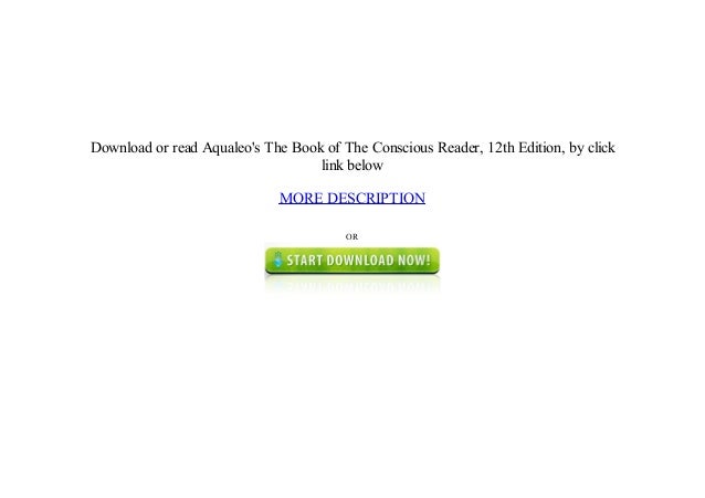 the conscious reader 12th edition pdf free download
