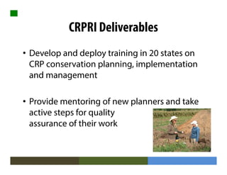 The conservation reserve program | PDF