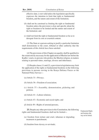 Rev. 2010]                     Constitution of Kenya                                           23

     effective date, is...