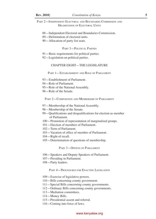 Rev. 2010]                 Constitution of Kenya                     5

Part 2—Independent Electoral and Boundaries Commis...