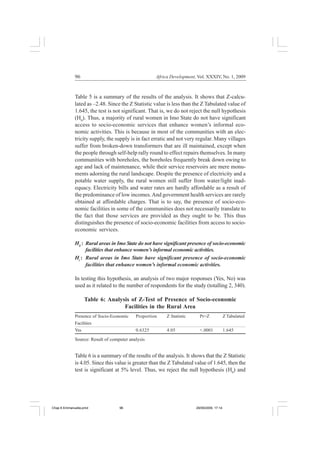 The constraints of rural women in informal economic activities in imo ...