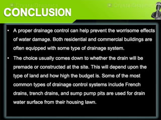 The construction method for surface drainage (housing) | PPTX