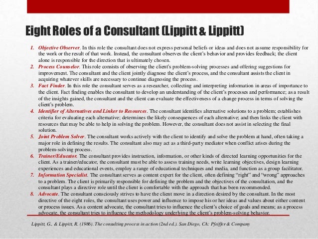The consulting process models Slide 8