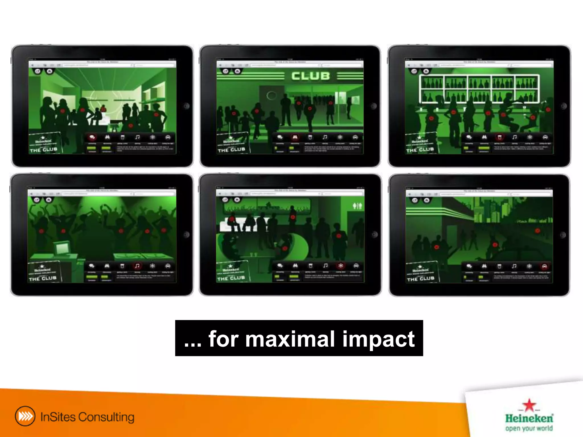 ... for maximal impact
 