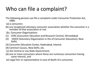THE CONSUMER PROTECTION ACT, 1986 AND NI ACT, 1881.pptx