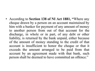 THE CONSUMER PROTECTION ACT, 1986 AND NI ACT, 1881.pptx