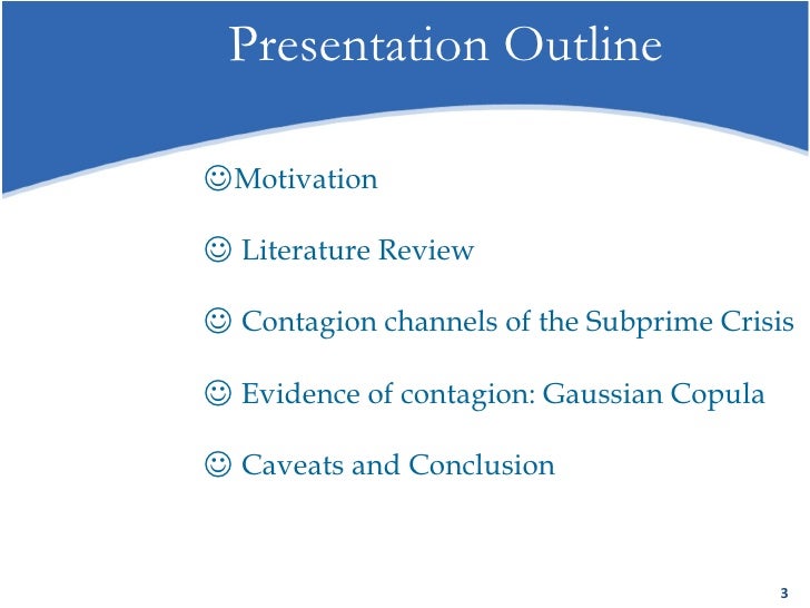 Thesis on subprime crisis