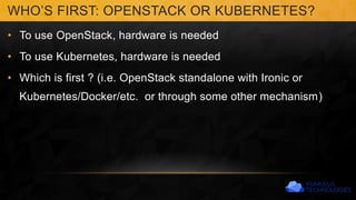 Containers #101 Meetup: Containers & OpenStack | PPTX