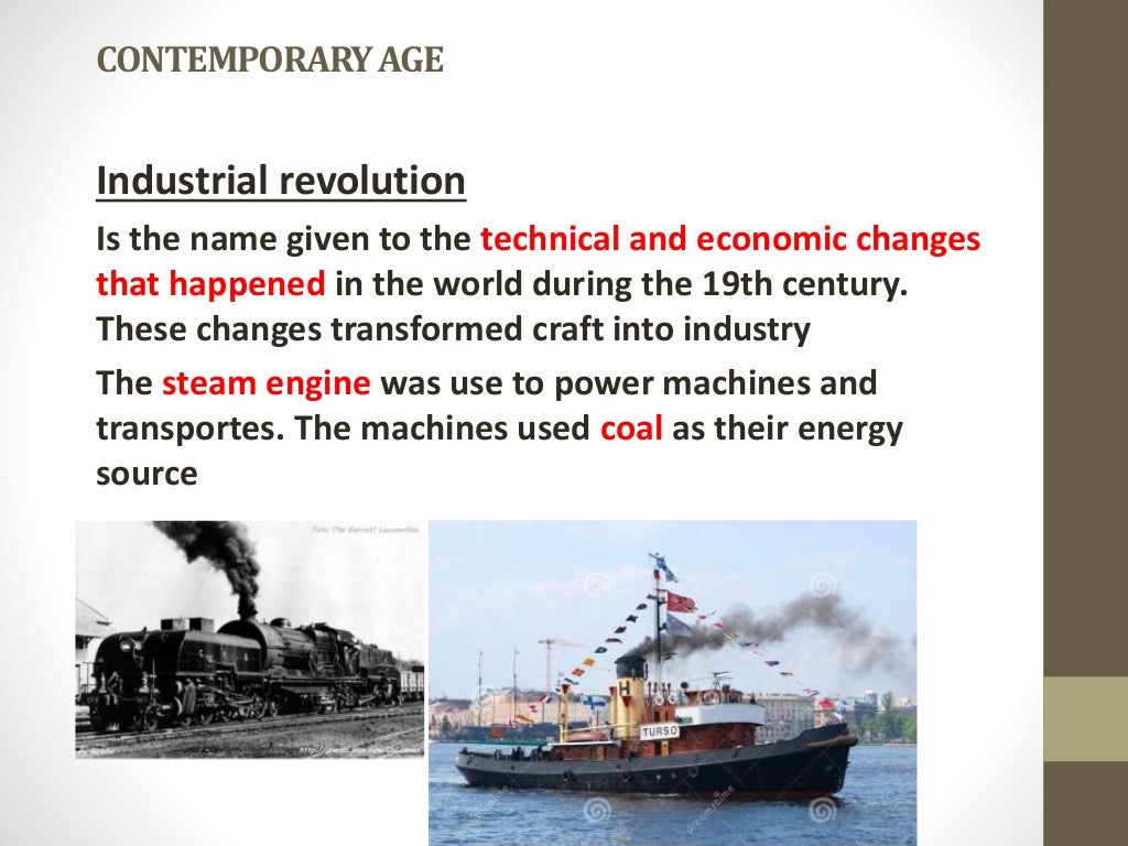 The Contemporary Age