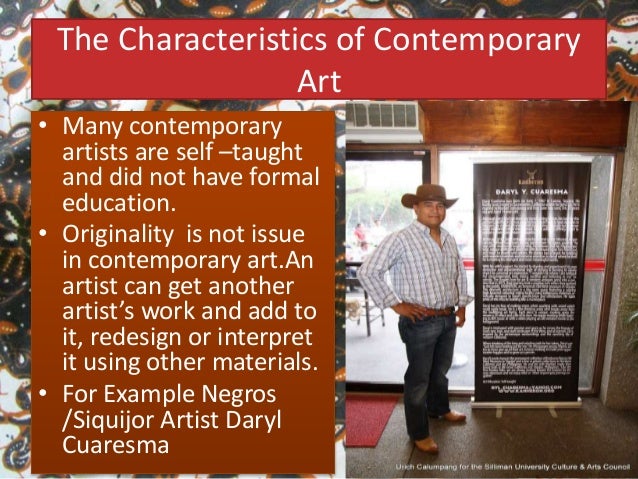 The Introduction To Contemporary Arts