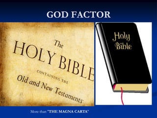 GOD FACTOR
More than ''THE MAGNA CARTA''
 