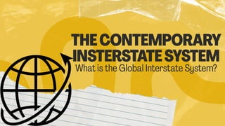 State Inerposition THE CONTEMPORARY INSTERSTATE SYSTEM PRESENTATION | PDF