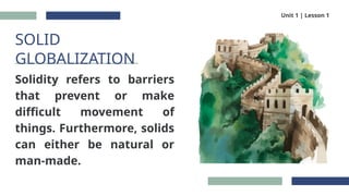 THECONTEMPORARYWORLD Unit1 Globalization | PPTX