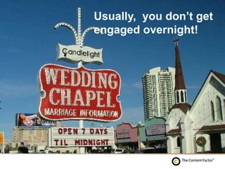 Usually, you don’t get
engaged overnight!