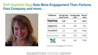 CLICK TO EDIT MASTER TITLE
Click to edit Master subtitle style
SAP Digitalist Mag Gets More Engagement Than Fortune,
Fast Company and more…
 