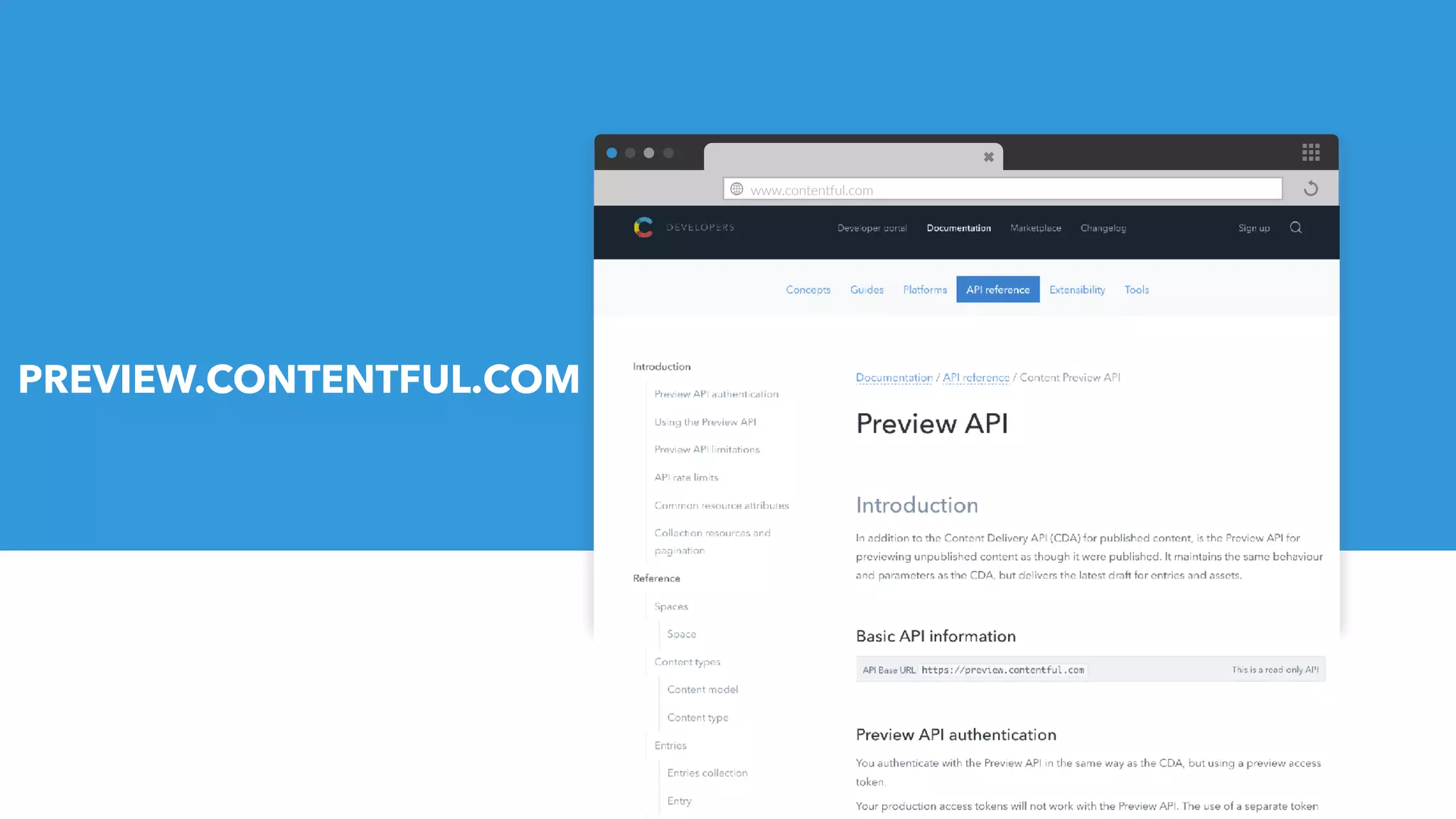 www.contentful.com
PREVIEW.CONTENTFUL.COM
 