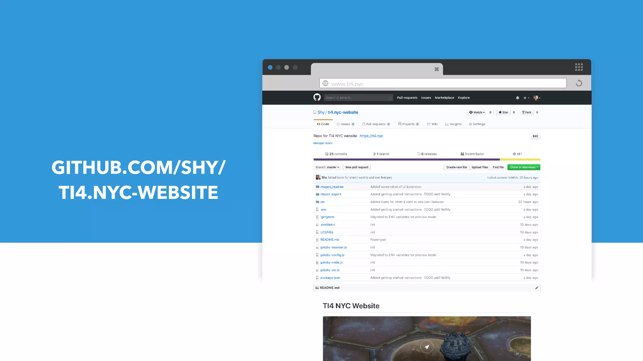 www.ti4.nyc
GITHUB.COM/SHY/
TI4.NYC-WEBSITE
 