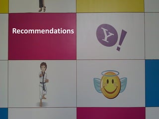 Recommendations
 