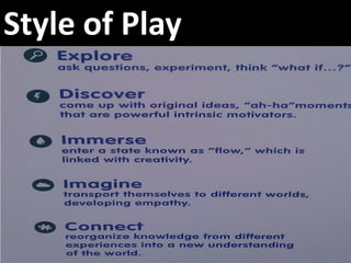 Style of Play
 