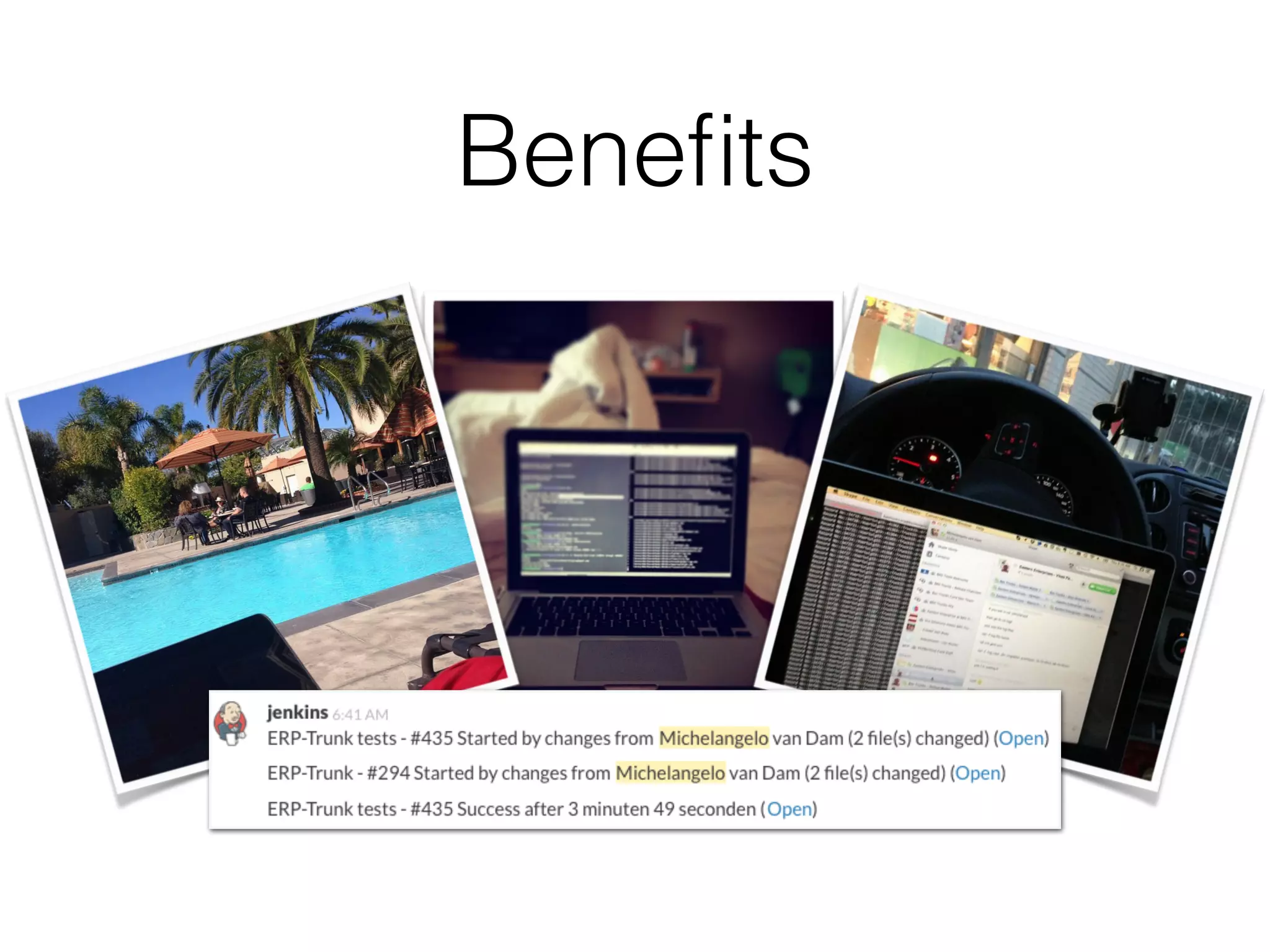 Beneﬁts
 