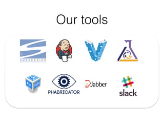 Our tools
 