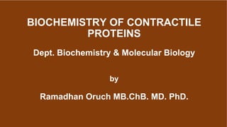 The Contractile Proteins of Myocytes مشتركة.pdf