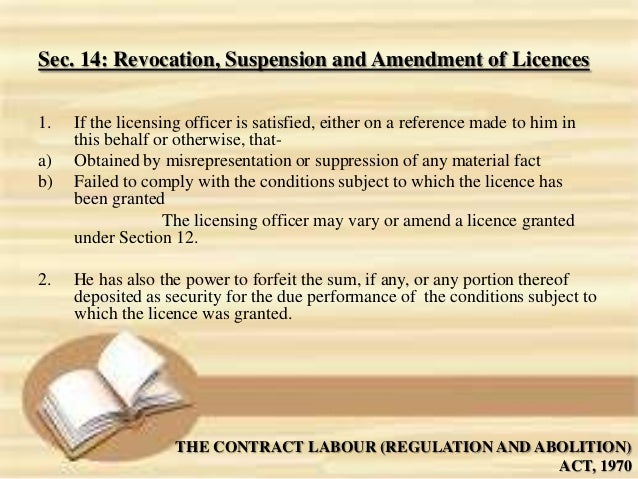 3 contract form labour licence (regulation 1970 contract and labour The abolition), 3 contract form labour licence (regulation 1970 contract and labour The abolition),