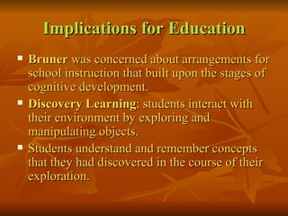 The Contributions of Jerome Bruner PPT