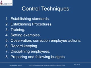 The control process | PPTX