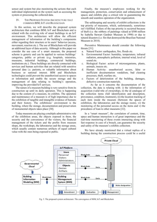 The convergence of blockchain, internet of things (io t) and building ...
