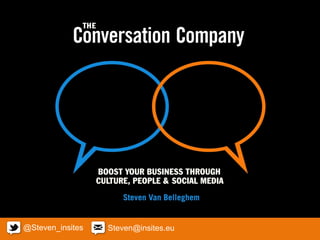 @Steven_insites   Steven@insites.eu
 