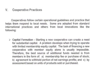 The cooperative development authority