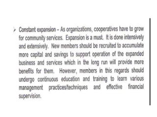 The cooperative development authority