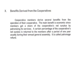 The cooperative development authority