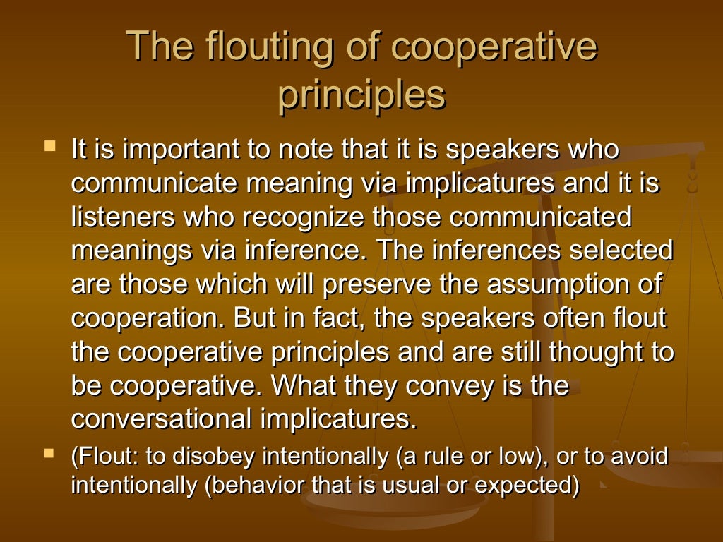 The cooperative principle
