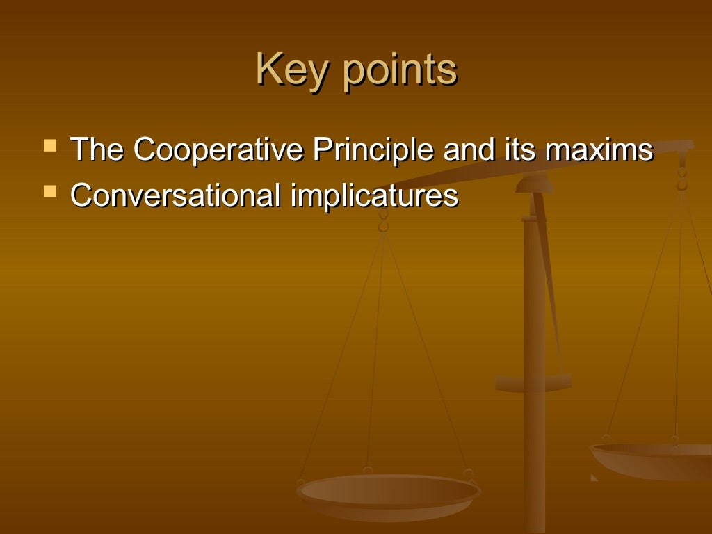 The cooperative principle