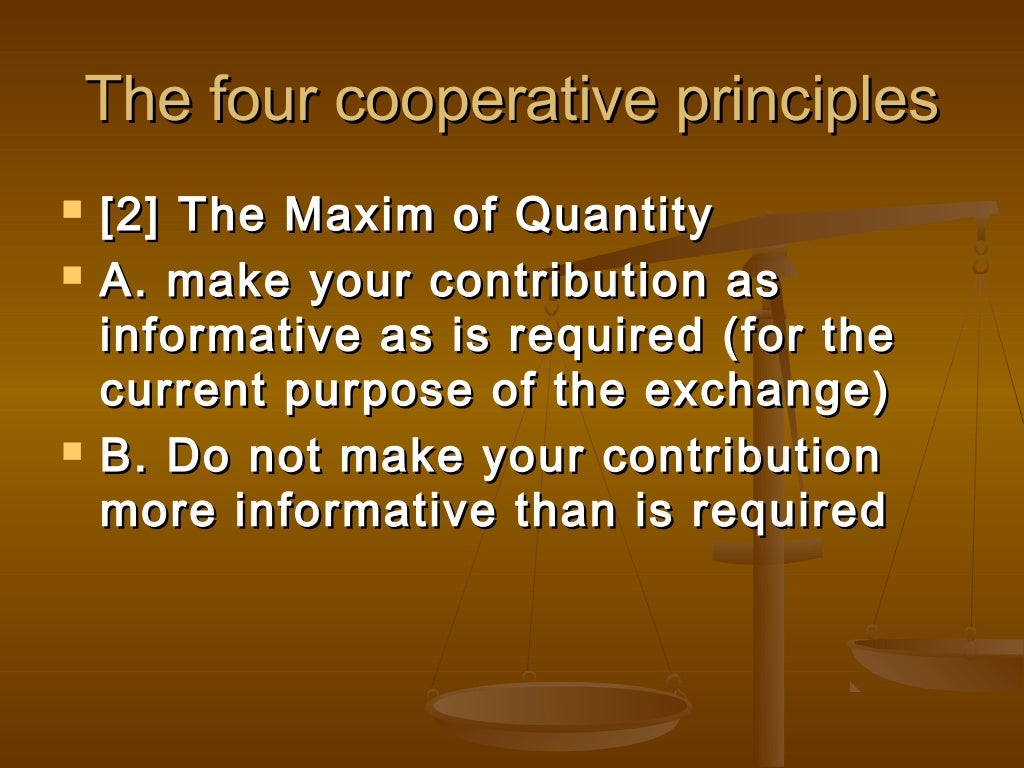The cooperative principle