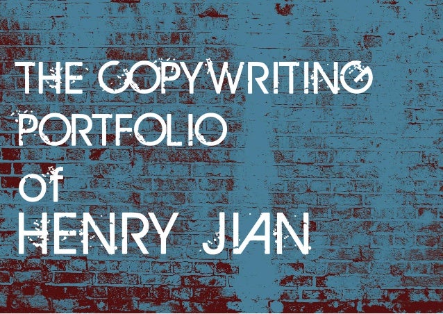 copywriter portfolio