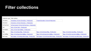 Filter collections
 