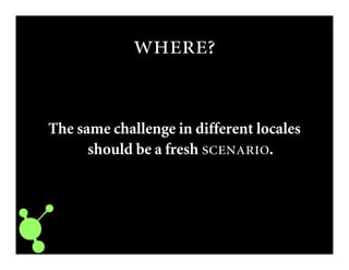 
The same challenge in different locales
should be a fresh .
 